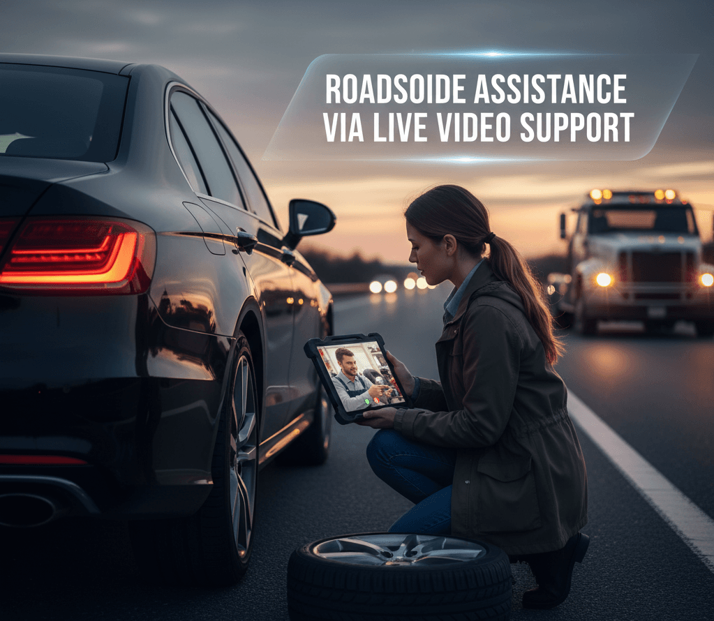 A lone worker in a remote industrial setting using a communication device