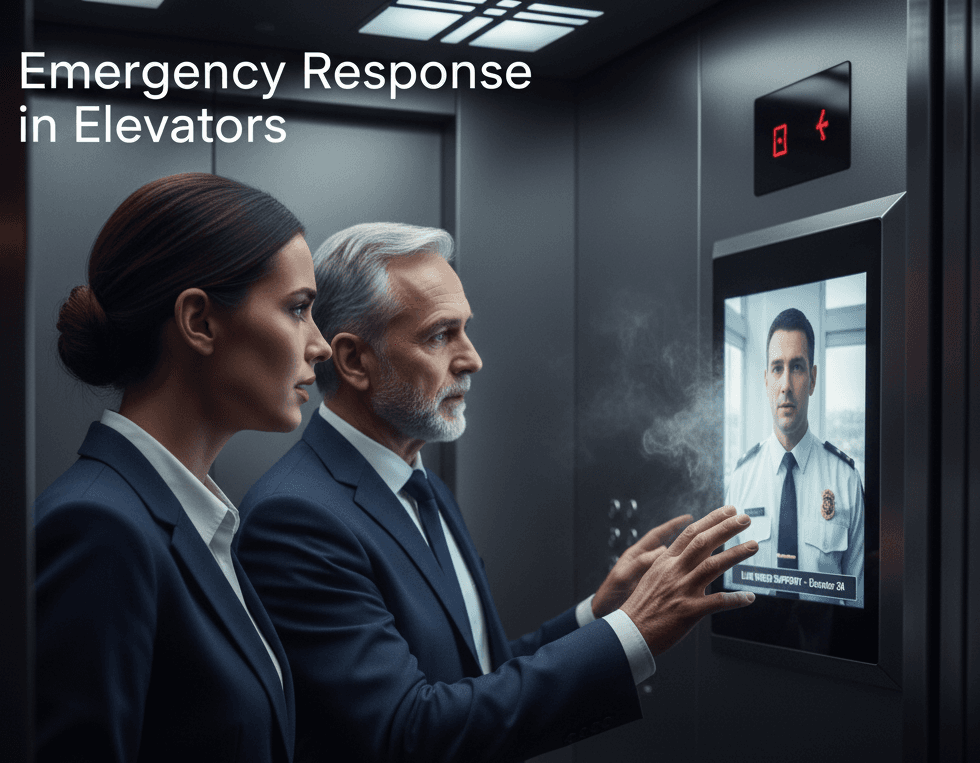 A lone worker in a remote industrial setting using a communication device