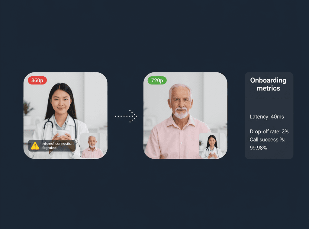 Collaborative tools demonstration with video conferencing interface
